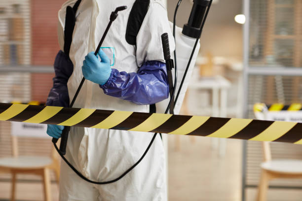Professional Biohazard technician working in Rogers, AR